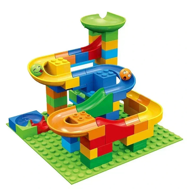 Creative Marble Run Building Set for Children Aged 3 and Up | Compatible Building Blocks