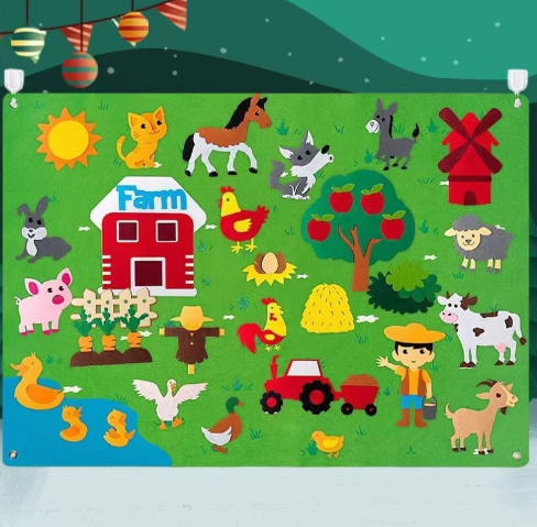 KinderKerst Felt Christmas Nativity Scene for Shared Fun and Tradition