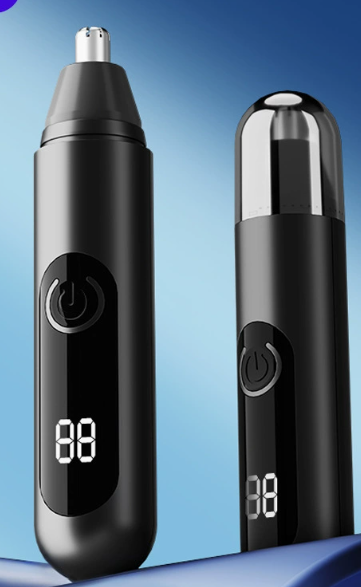 Rechargeable Nose and Ear Hair Trimmer - Painless Grooming Treatment