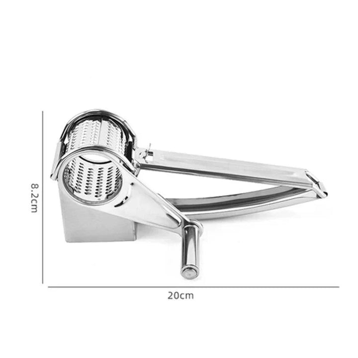 Manual Cheese Grater | Stainless Steel | Versatile Drums
