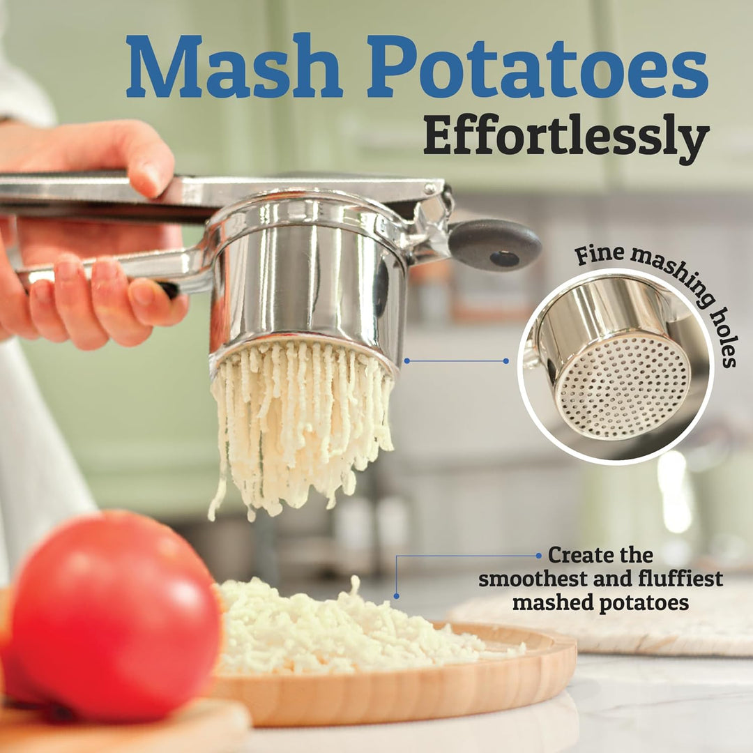 Perfect Mashed Potatoes: Heavy-Duty Stainless Steel Potato Masher