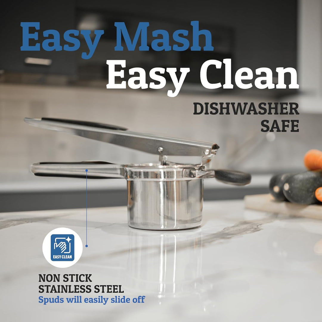 Perfect Mashed Potatoes: Heavy-Duty Stainless Steel Potato Masher