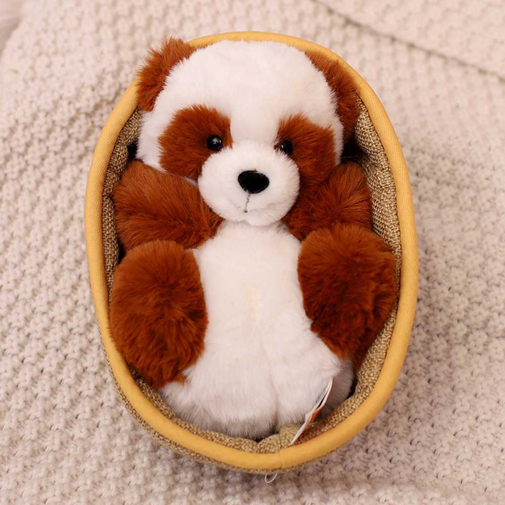 Plush Panda with Removable Basket – Soft Filling & Decorative – 20 cm
