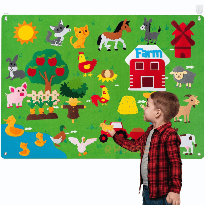 Felt Play Mat for Children - FeltAdventure