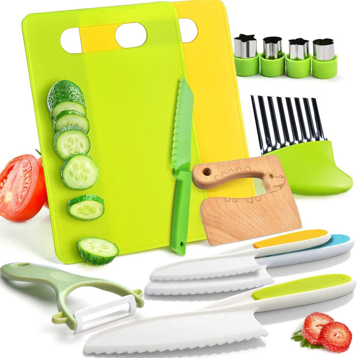 Junior Chef Set - Safe Kitchen Set for Children | Safe Cutting