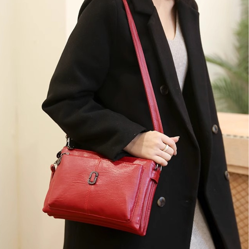 Small Leather Shoulder Bag for Women - High-Quality Finish