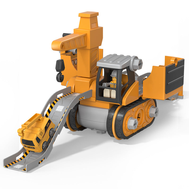 LittleBuilder Play Set - Truck, Excavator & Crane