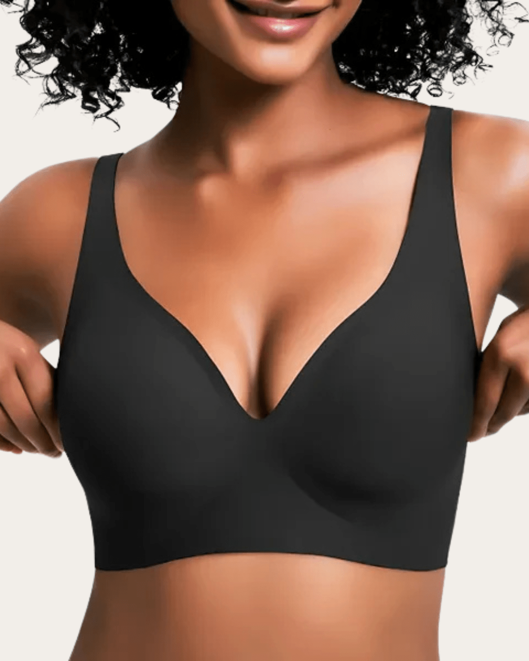 Wireless Comfort Bra with 3D Cups for Natural Support and All-Day Comfort