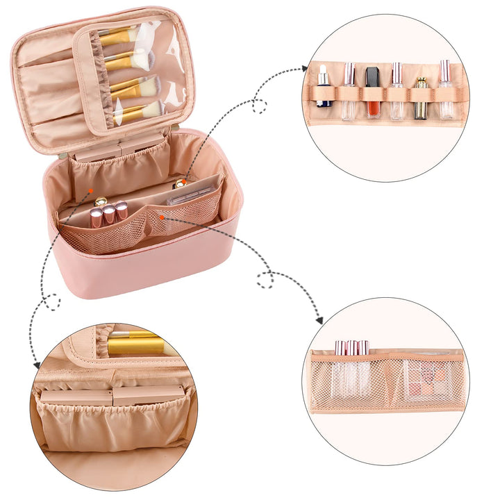 Portable Make-Up Organiser with Dividers