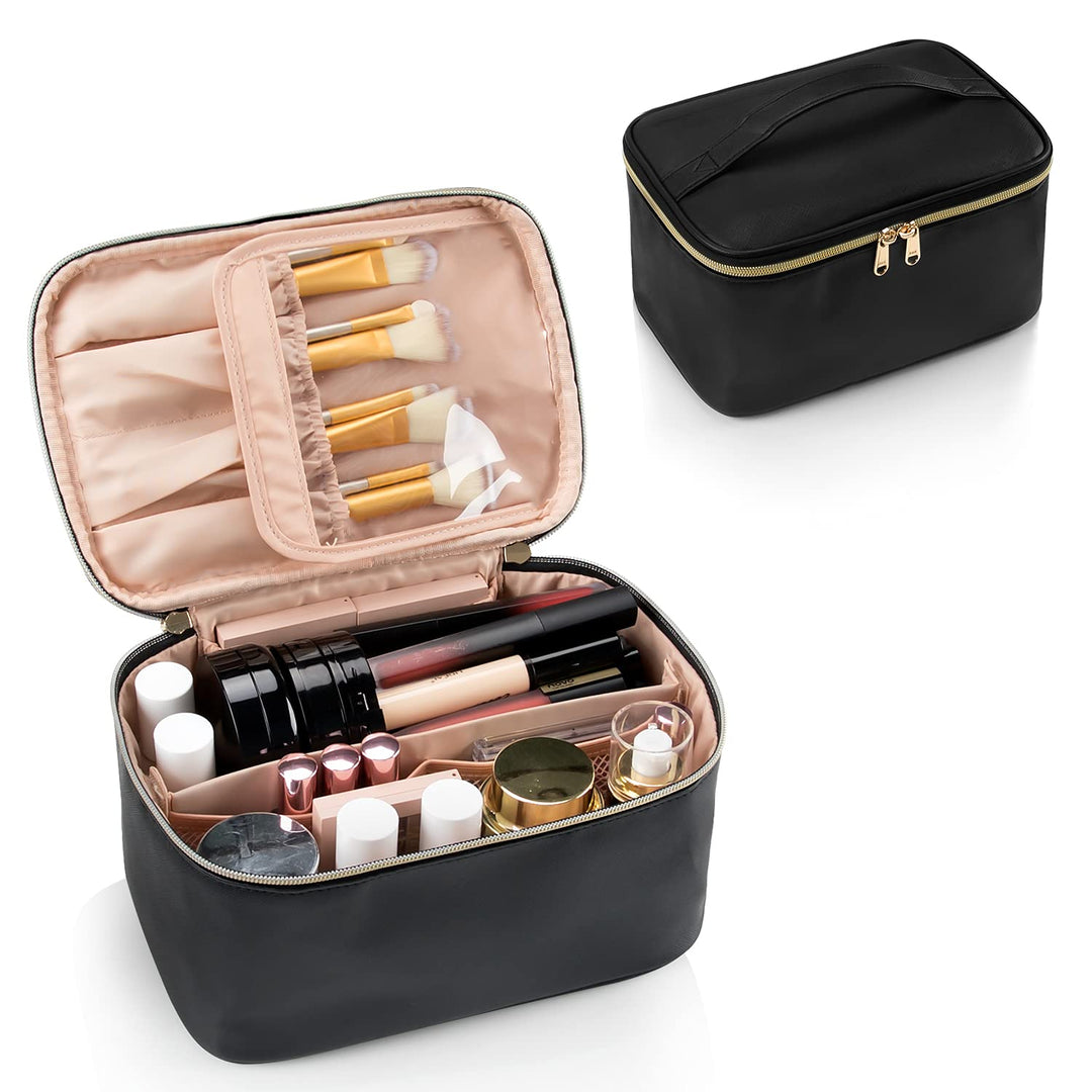 Tragbarer Make-up-Organizer mit Fächern