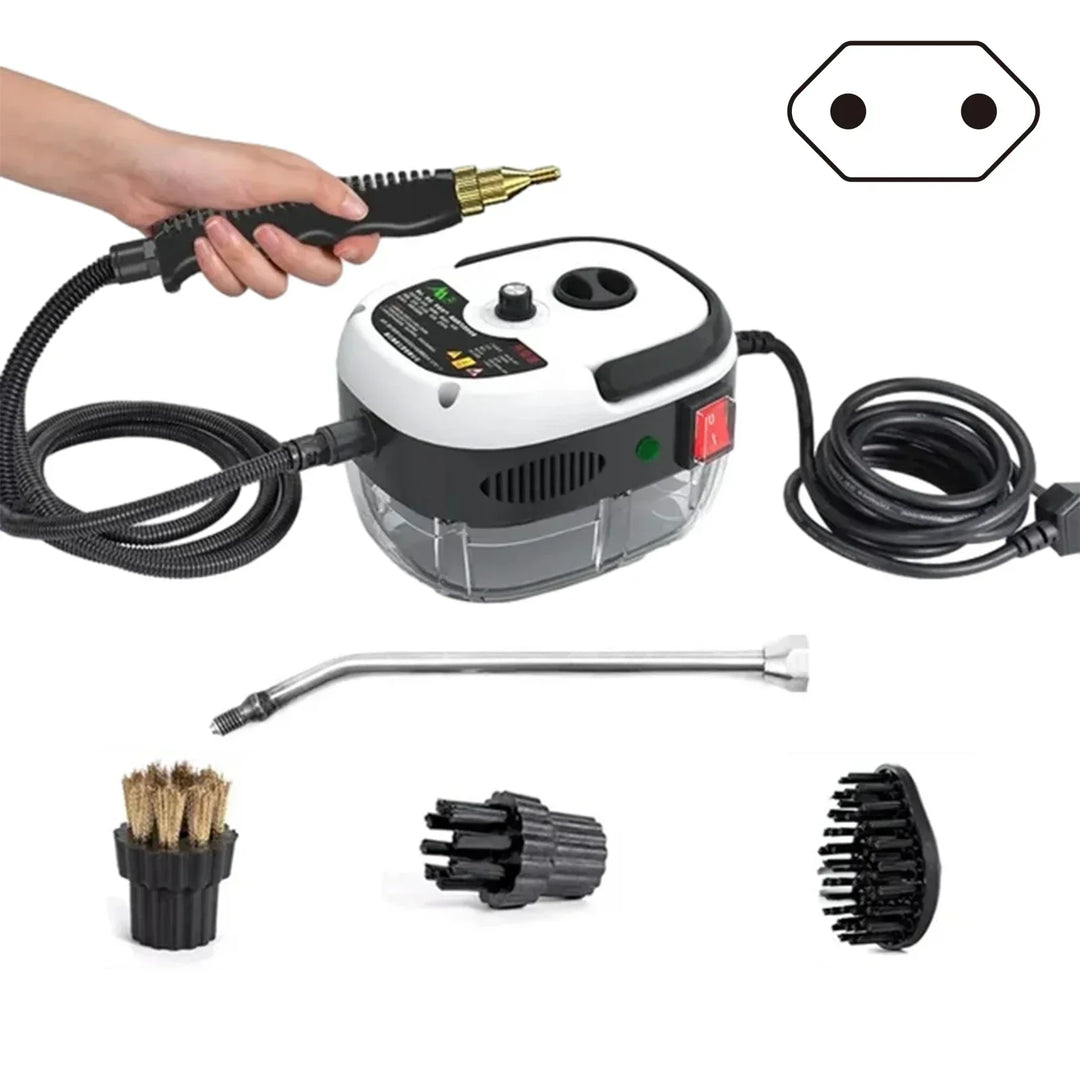 Cleenerz | Innovativer 2500W-Dampfreiniger für Haus und Auto