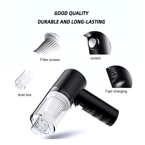 CarDust | Powerful Car Vacuum Cleaner | Cordless and Portable