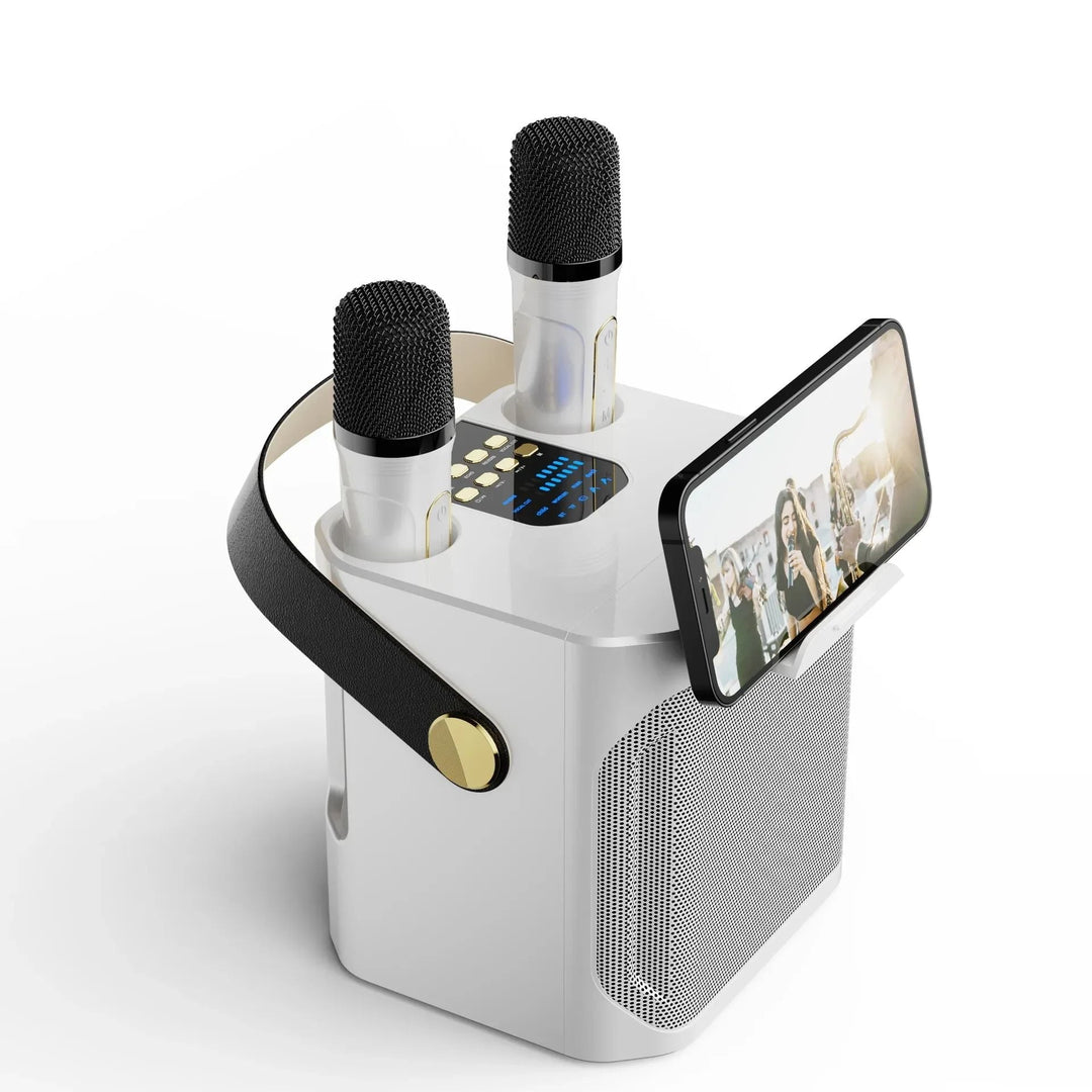 Powerful Portable Bluetooth Karaoke Speaker - 360° Surround
