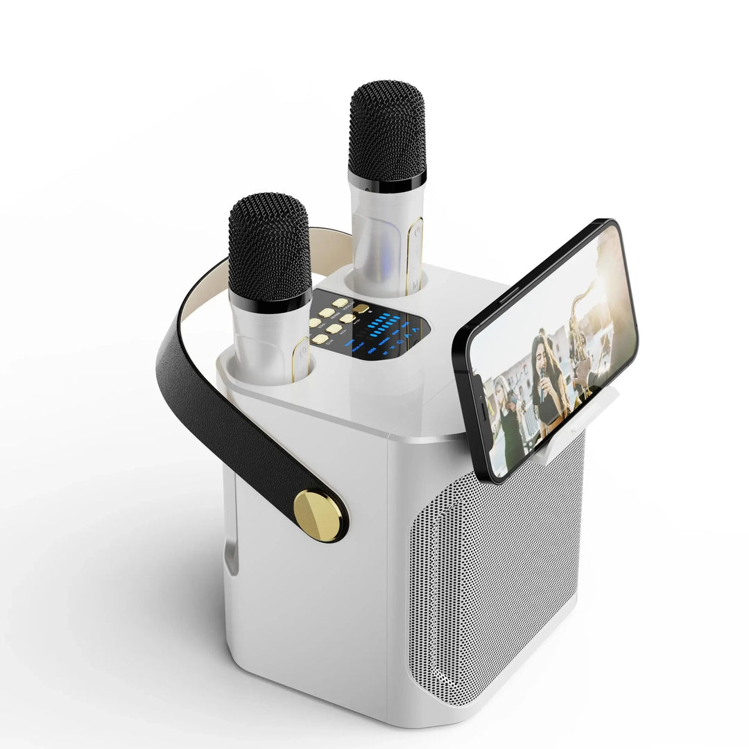 Powerful Portable Bluetooth Karaoke Speaker - 360° Surround