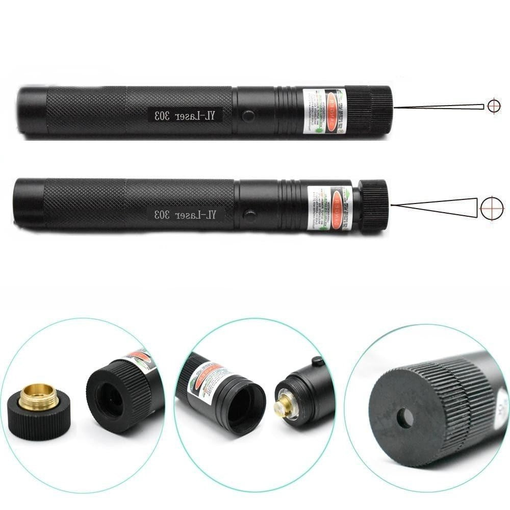 High-Performance Laser Pointer 303 | Powerful Green Beam for Long Distances
