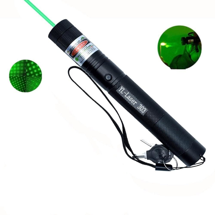High-Performance Laser Pointer 303 | Powerful Green Beam for Long Distances