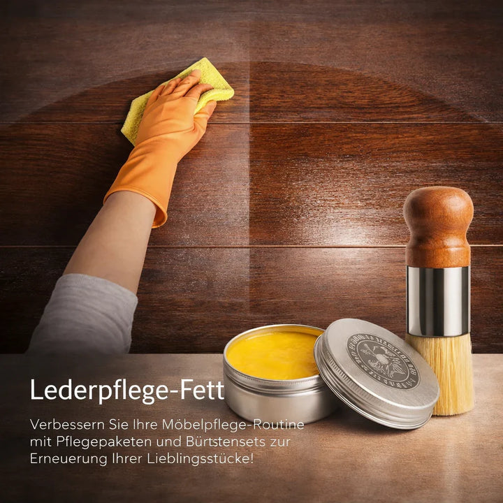 Lederpflege für Sofa, Auto, Schuhe und mehr | Lederbalsam für gepflegtes Leder | PelleLucida