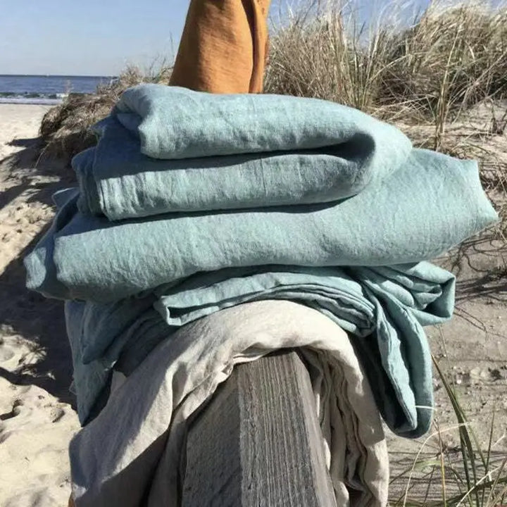 Luxuriöse Leinenbettwäsche – BreezyLuxe