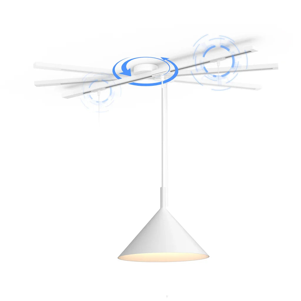 Morris Rotatable and Movable Ceiling Rail for Pendant Lights