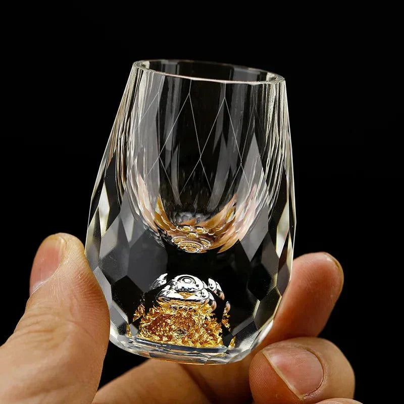 CrystalElegance Shot Glasses - Luxury Crystal Set for Parties