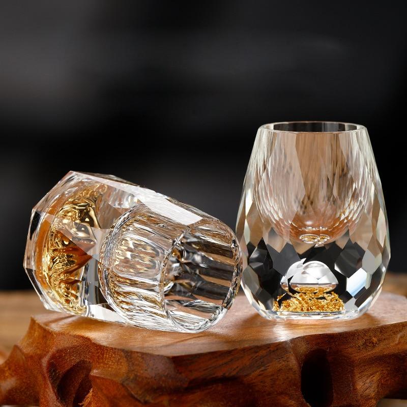 CrystalElegance Shot Glasses - Luxury Crystal Set for Parties