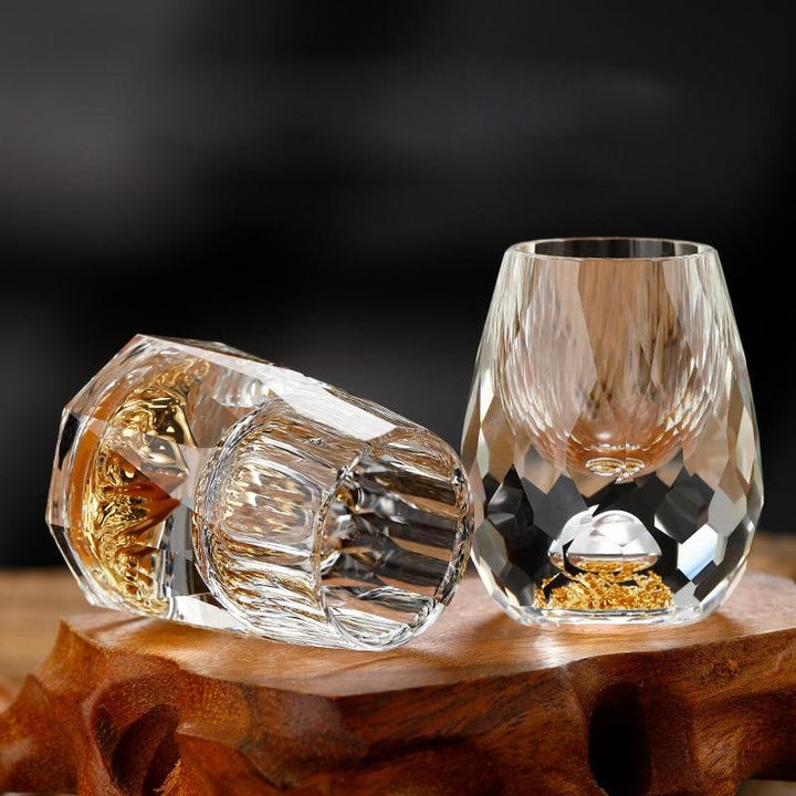 CrystalElegance Shot Glasses - Luxury Crystal Set for Parties