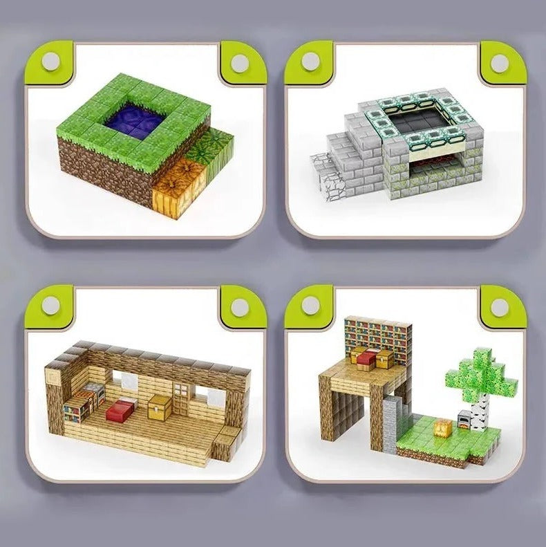 Magnetic Building Blocks Set for Children | 205-Piece Magnetic Construction Toy | Magnetreich