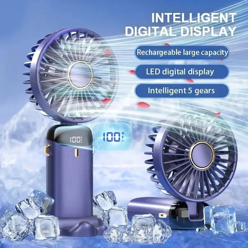 5000mAh Rechargeable Portable Fan
