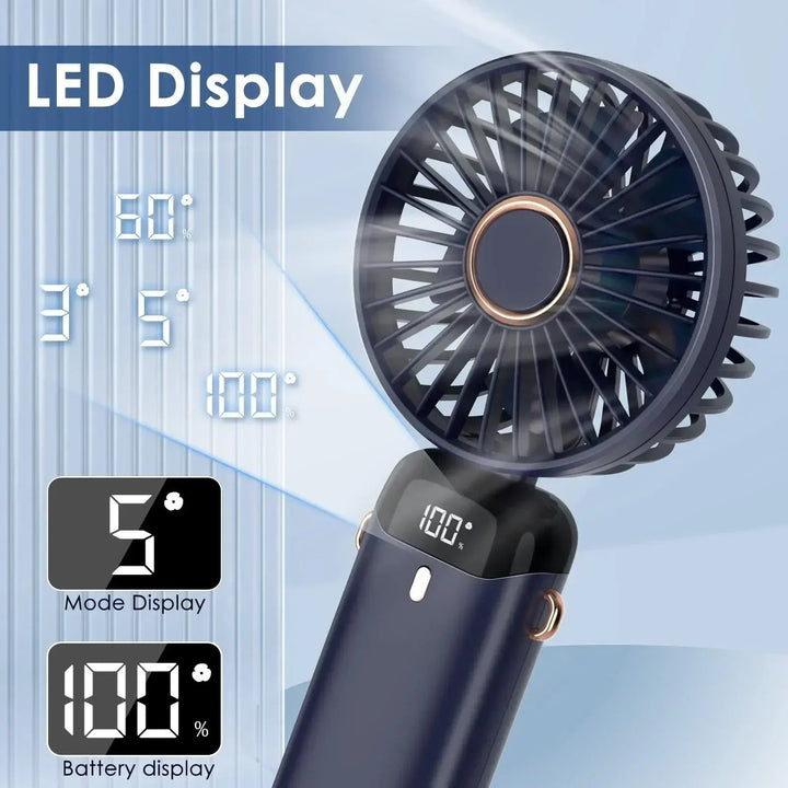 5000mAh Rechargeable Portable Fan