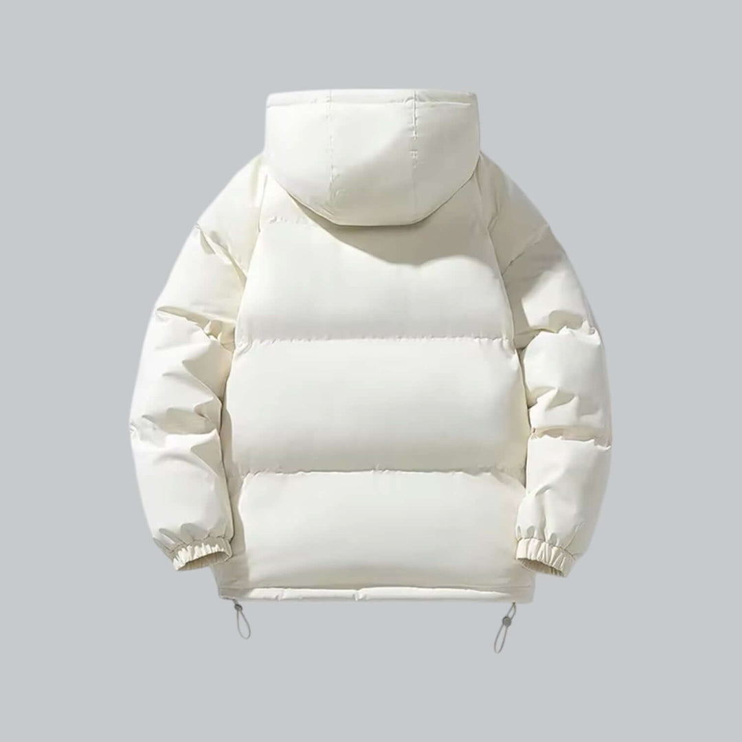Warm Men's Winter Parka with Adjustable Hood