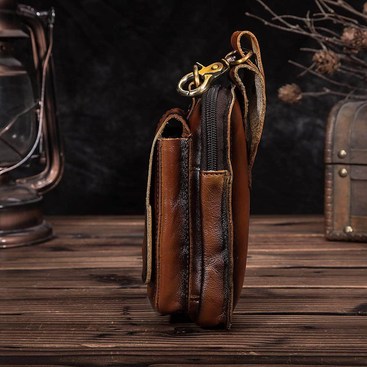 Men's Genuine Leather Waist Bag - Keep Everything Within Reach