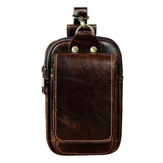 Men's Genuine Leather Waist Bag - Keep Everything Within Reach