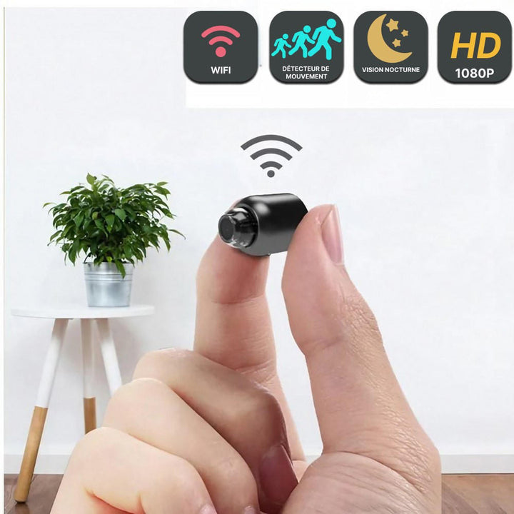 Mini Wireless Spy Camera - Secure HD Surveillance