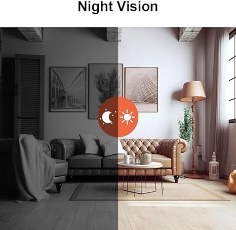 Mini Wireless WiFi Security Camera 1080P - App Control Indoor/Outdoor
