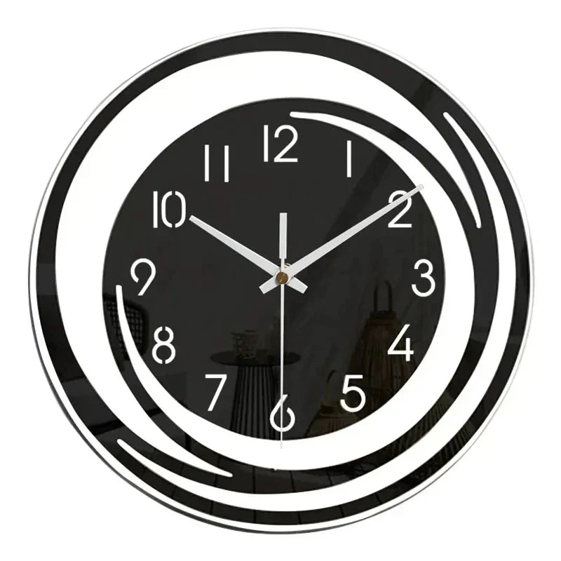 Modern Circular Design Wall Clock - Elegant Interior Decoration