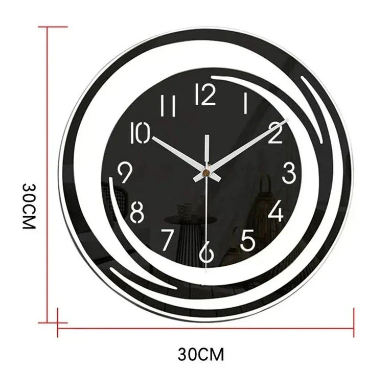 Modern Circular Design Wall Clock - Elegant Interior Decoration