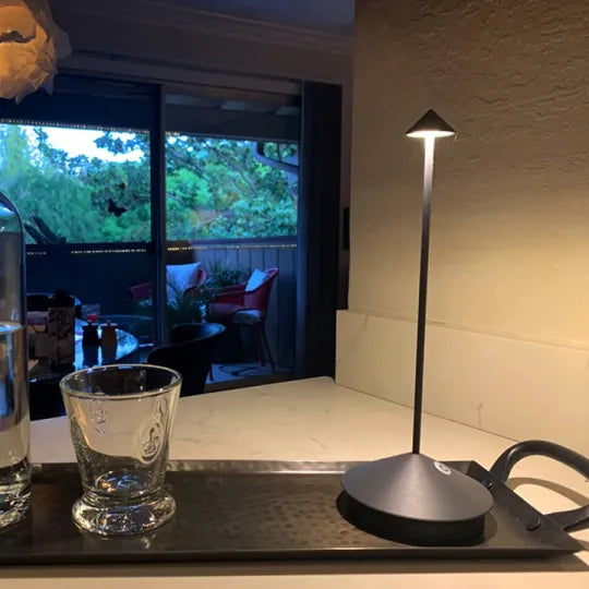 Modern Wireless LED Table Lamp - Elegant and Versatile
