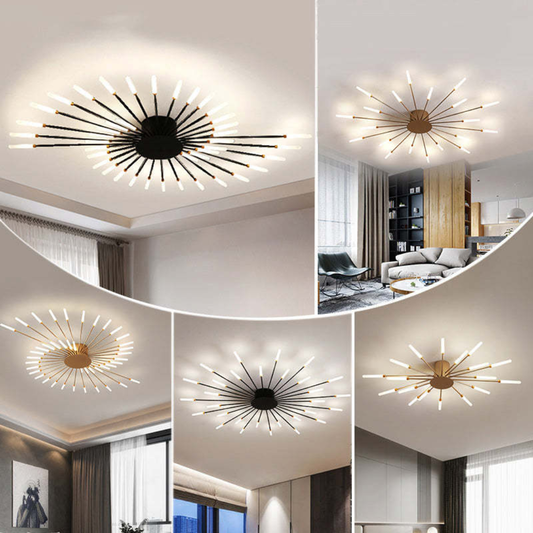 Large Modern LED Ceiling Lamp | LumenMax | Energy Saving