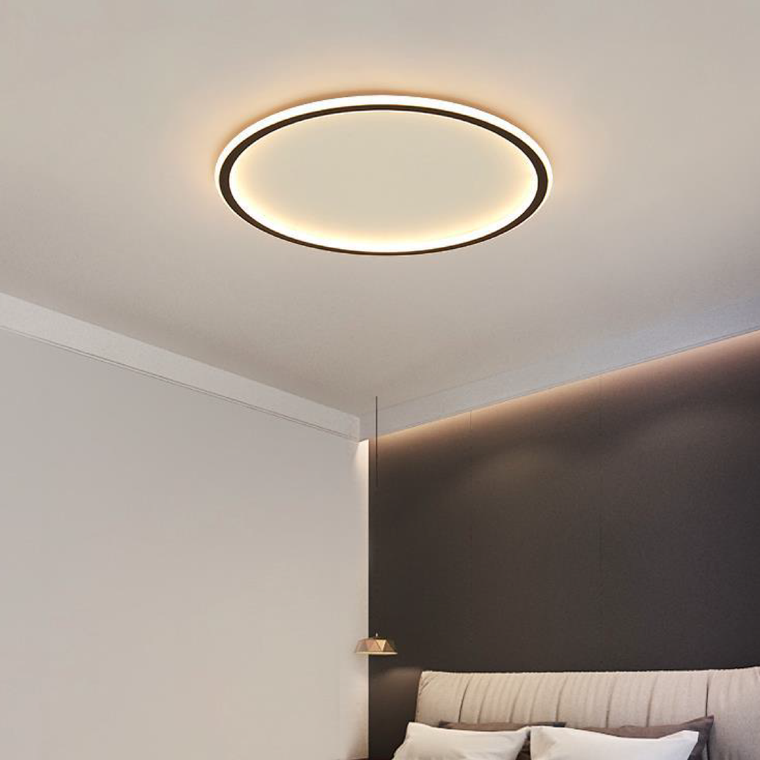 Scandinavian Round Ceiling Light with LED Lighting