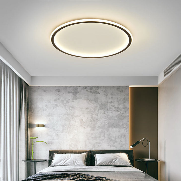 Scandinavian Round Ceiling Light with LED Lighting