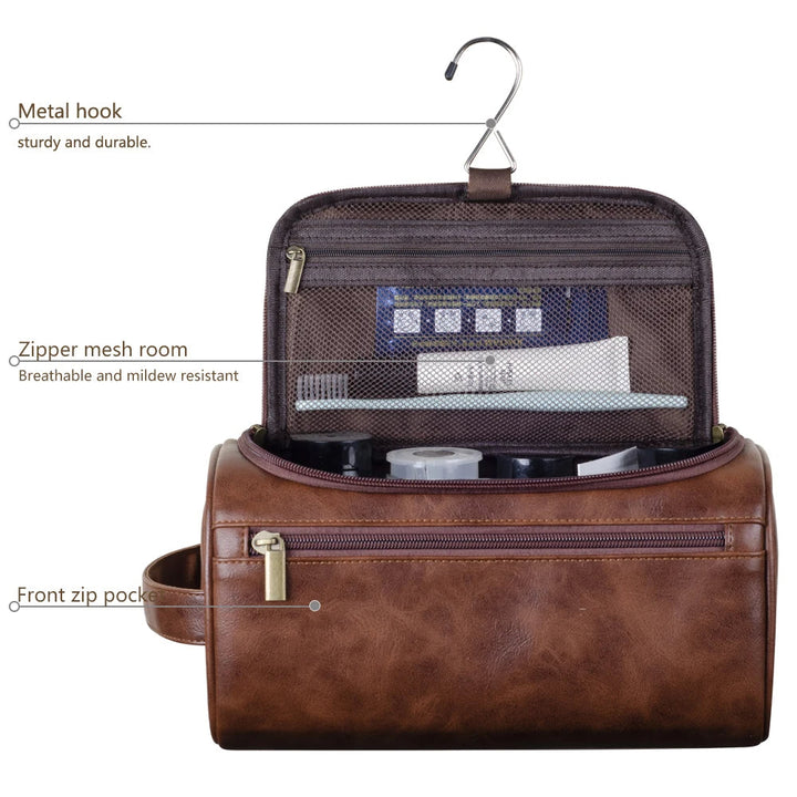 Premium Leather Travel Pouch
