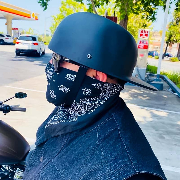 Cap Motorcycle Helmet - DOT Approved