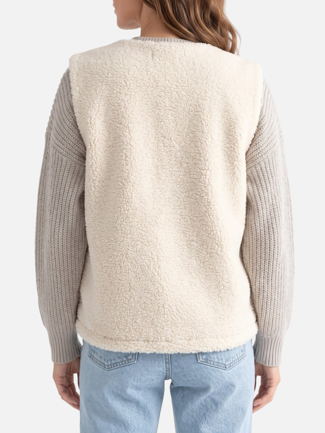 Women's Button-Up Sherpa Gilet