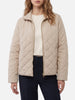 Women's Zip-Up Diamond Quilted Jacket