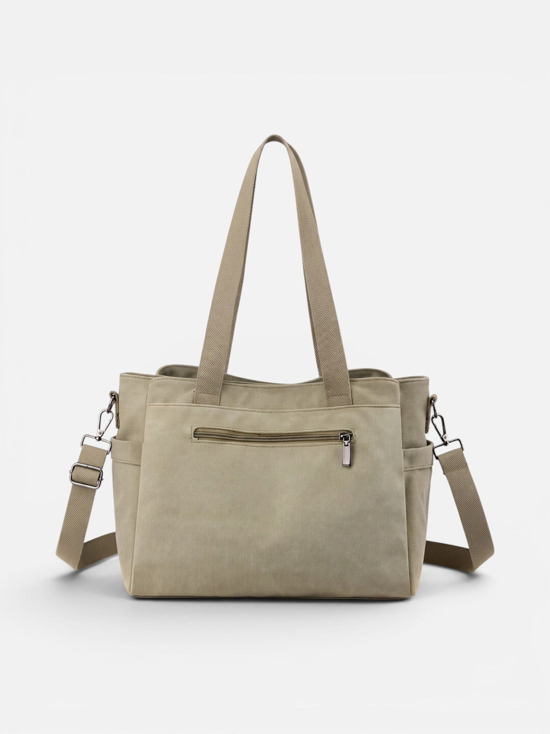 Women's Convertible Canvas Tote Bag with Shoulder Strap