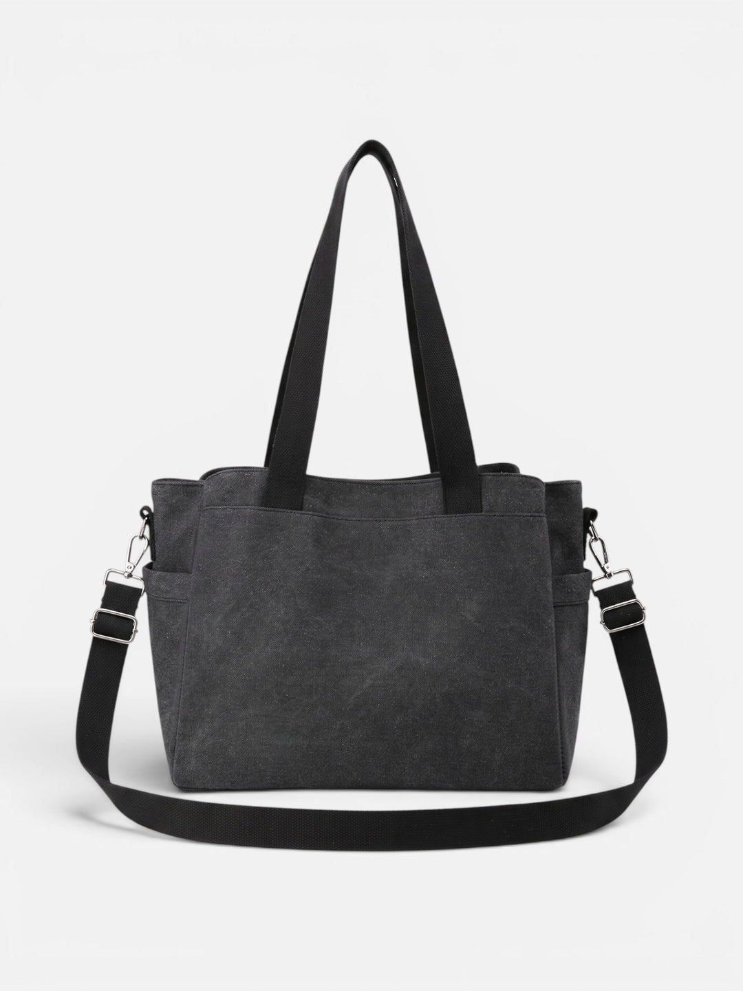 Women's Convertible Canvas Tote Bag with Shoulder Strap