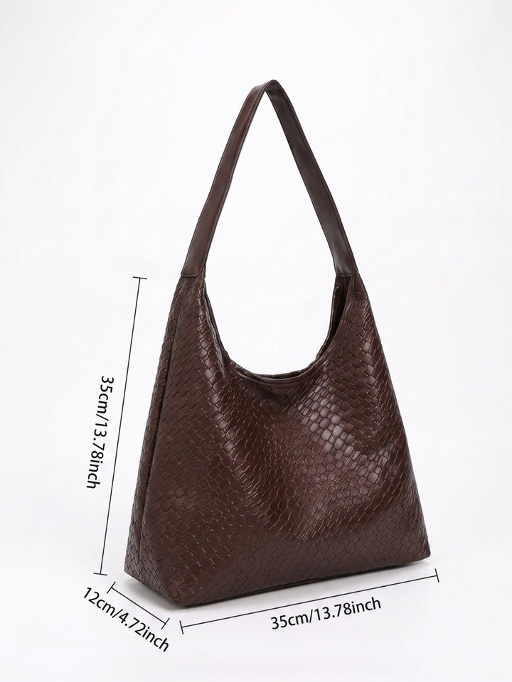 Women's Woven Hobo Bag with Pouch