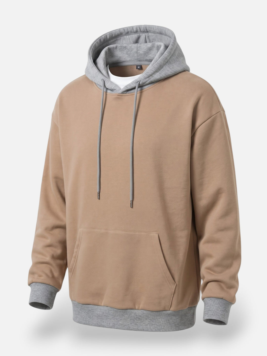 Men's Two-Tone Drawstring Hoodie