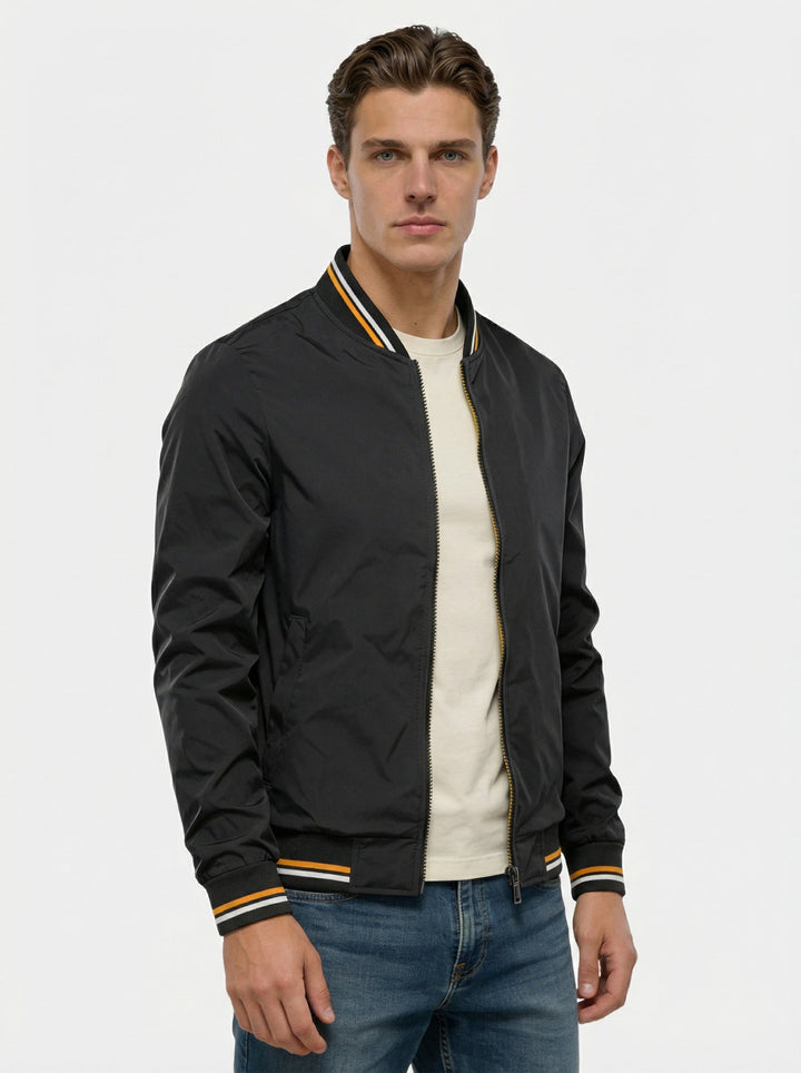 Men's Comfortable Zip-Up Bomber Jacket