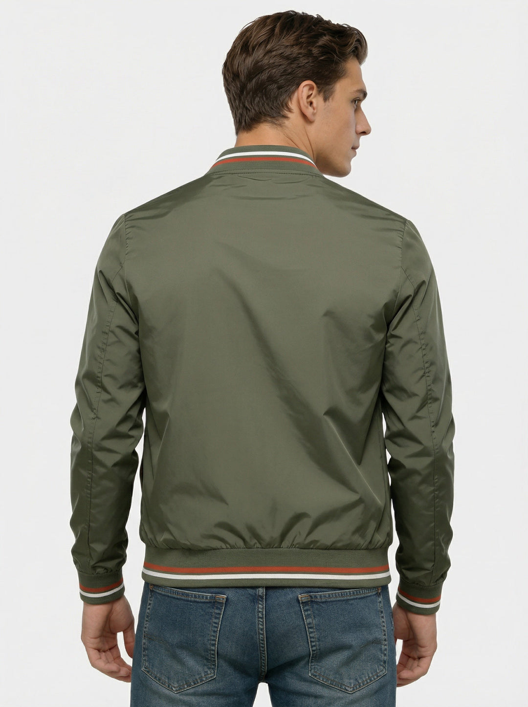 Men's Comfortable Zip-Up Bomber Jacket